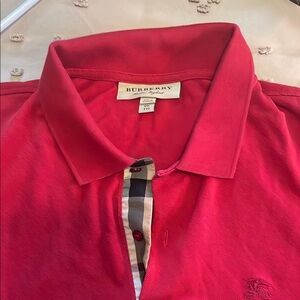 Burberry Red Men's Shirt